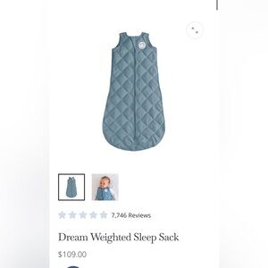 Dream Weighted Sleep Sack - Blue